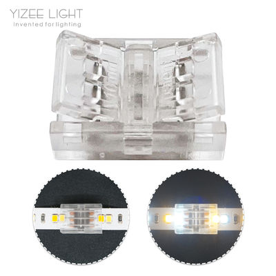 3 PIN 10 mm PCB naar PCB SMD Solderless LED Strip Connector Transparent