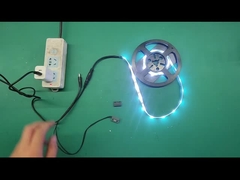 Flexibele LED-strip bestuurd door magnetische schakelaar voor kastverlichting