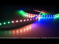 SPI Digital SMD 5050 RGB LED Strip DC24V 14.4W 10mm RGBIC LED Strip lichten